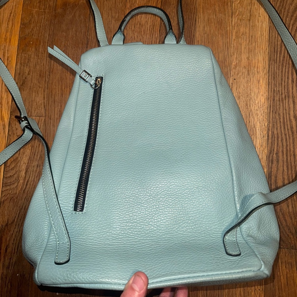 Blue back pack stylish bag